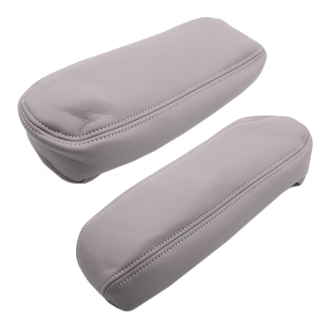 2pcs Gray Leather Seat Armrest Cover fit for Ford F350 Excursion Lariat 99-2007