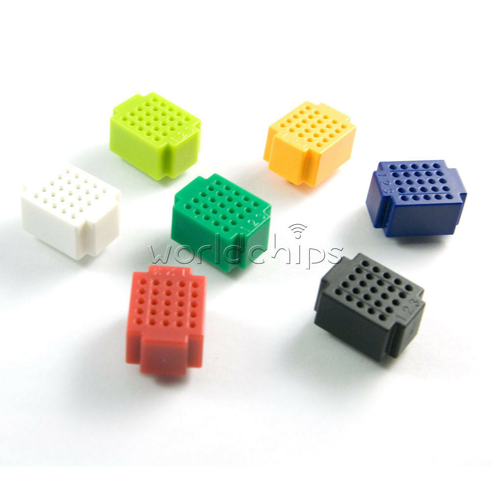 7PCS Mini 25 Points Breadboard Solderless Prototype Test Board
