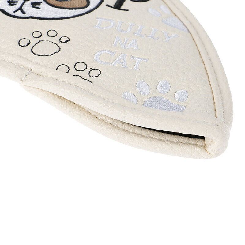 9 Pcs Portable Golf Club Headcovers Cute Cartoon Cat Pattern PU Waterproof Co TH