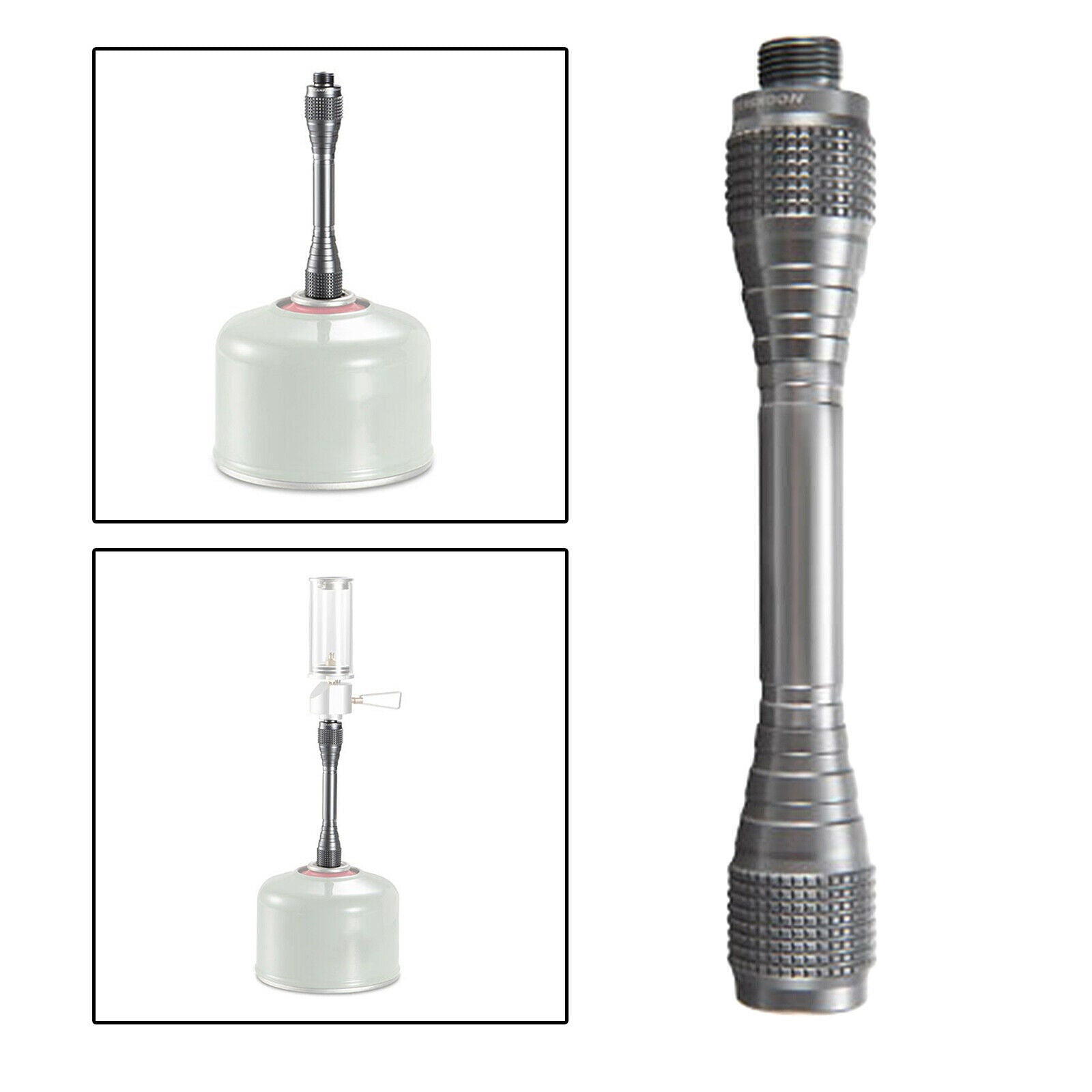5inch Practical Gas Lantern Extender Holder Pole Converter Extension Cmaping