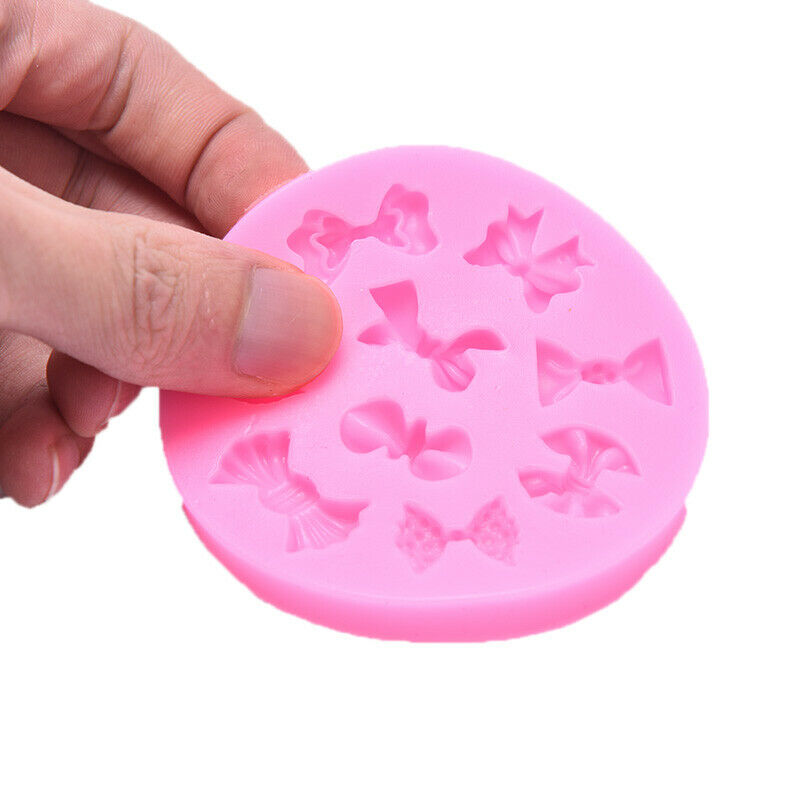 Bow Tie Chocolate Clay Candy Molds Fondant Cake Decorating Tools With Rib.l8