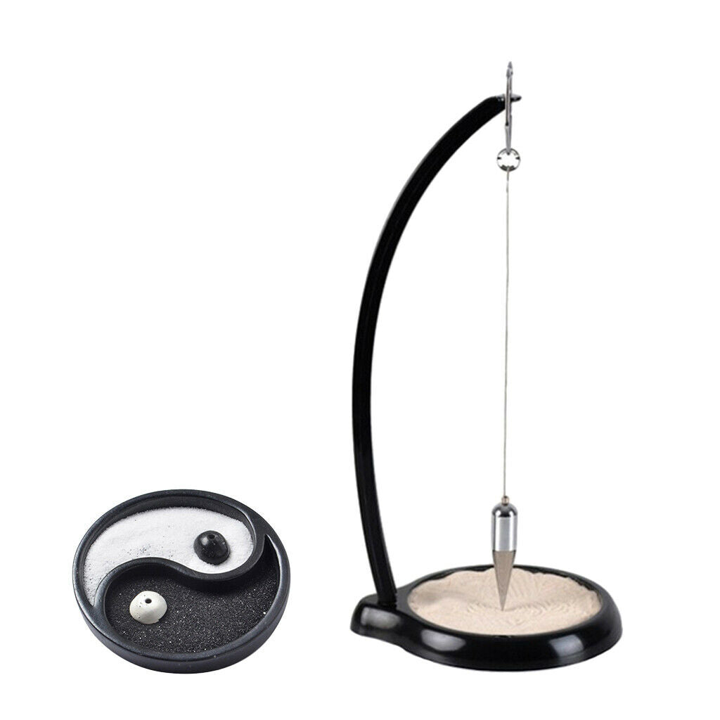 2pcs Pit Pendulum Gravity Stand Educational Kit Ornament Desktop Home Decor
