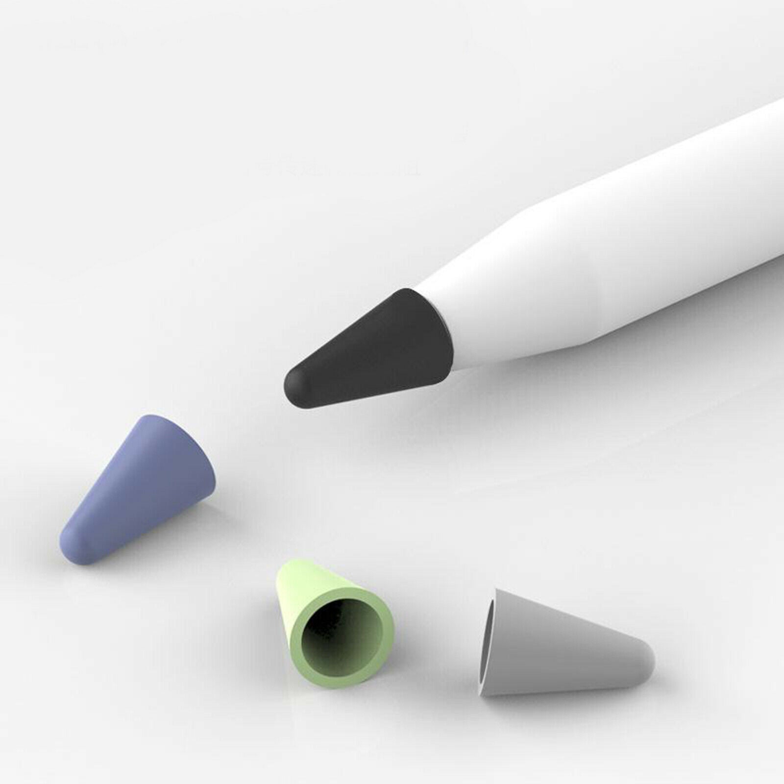 8Pcs Touchscreen Pen Nib Tip Case Cap for  Pencil 1st / 2nd Replacement