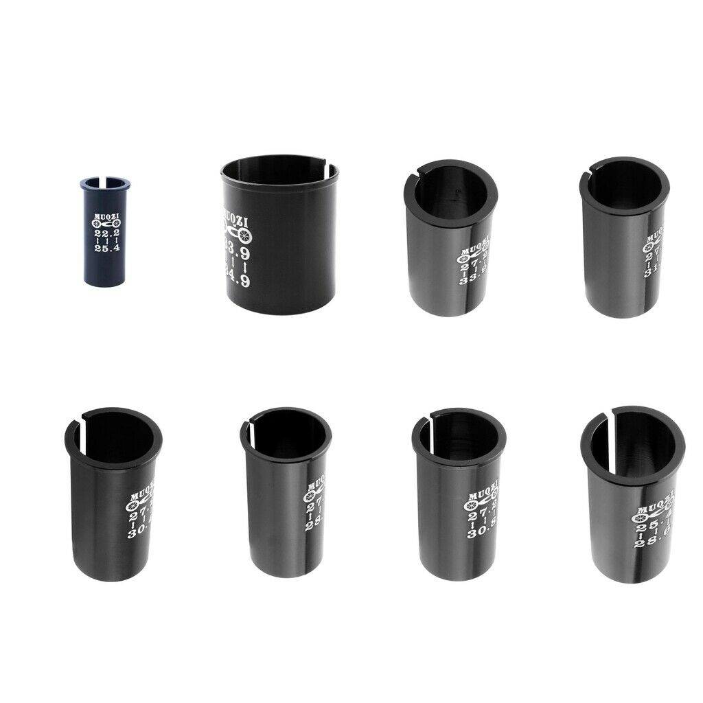 Mountain Bike 60mm Shim Adapter Convert 25.4mm Seatpost to 28.6mm Bike Tube