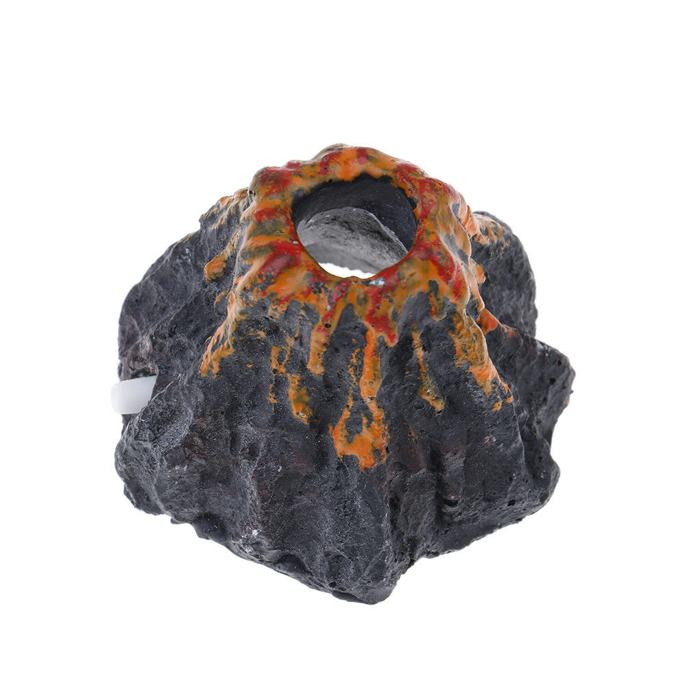 Volcano Shape Aquarium fish tank decor oxygen pump air bubble stone&yJCAUJ Tt