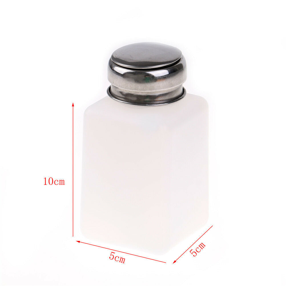 1Pc Nail Polish Remover Cleanser Dispenser Empty Acetone Pump Bottle Contai_BDA