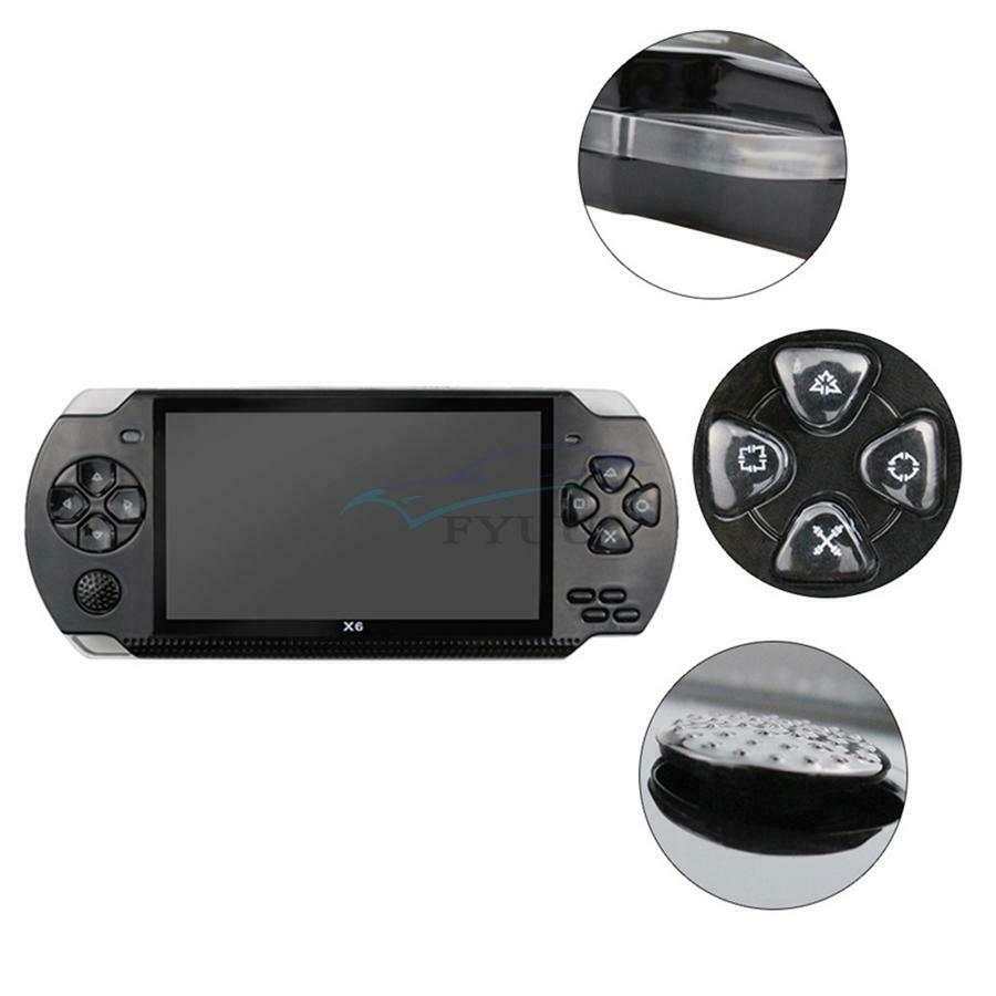 3.5-4.2V 8GB USB2.0 AVI\MP4\WMV Stereo 4.3"Portable Handheld Game Console Player