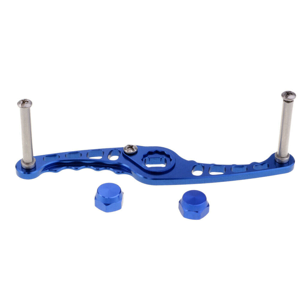 3pcs Aluminum Alloy Fishing Reel Handles Knobs Saltwater & Freshwater For D/S/A