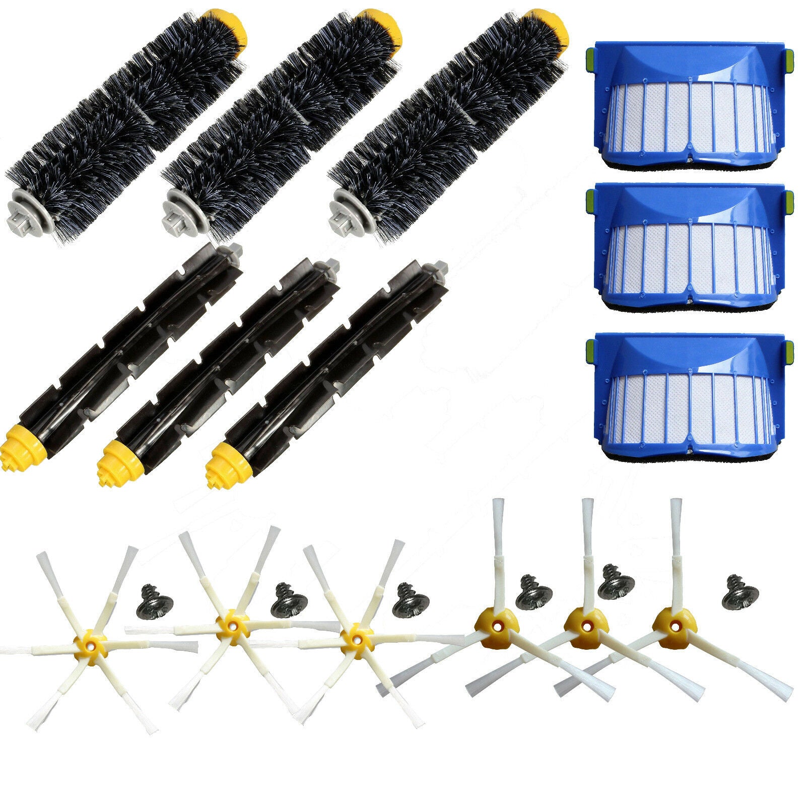 AeroVac Filter 3/6 Brush for iRobot Roomba 600 601 615 651 664 650 696 691 694