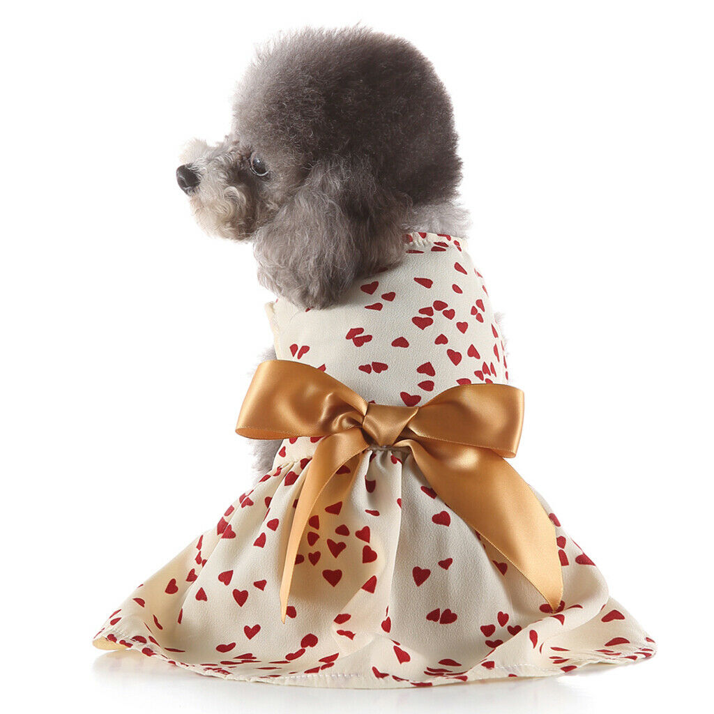 Dog Princess Costume Pet Summer Dress For Pet Dog Princess Costume Party XS