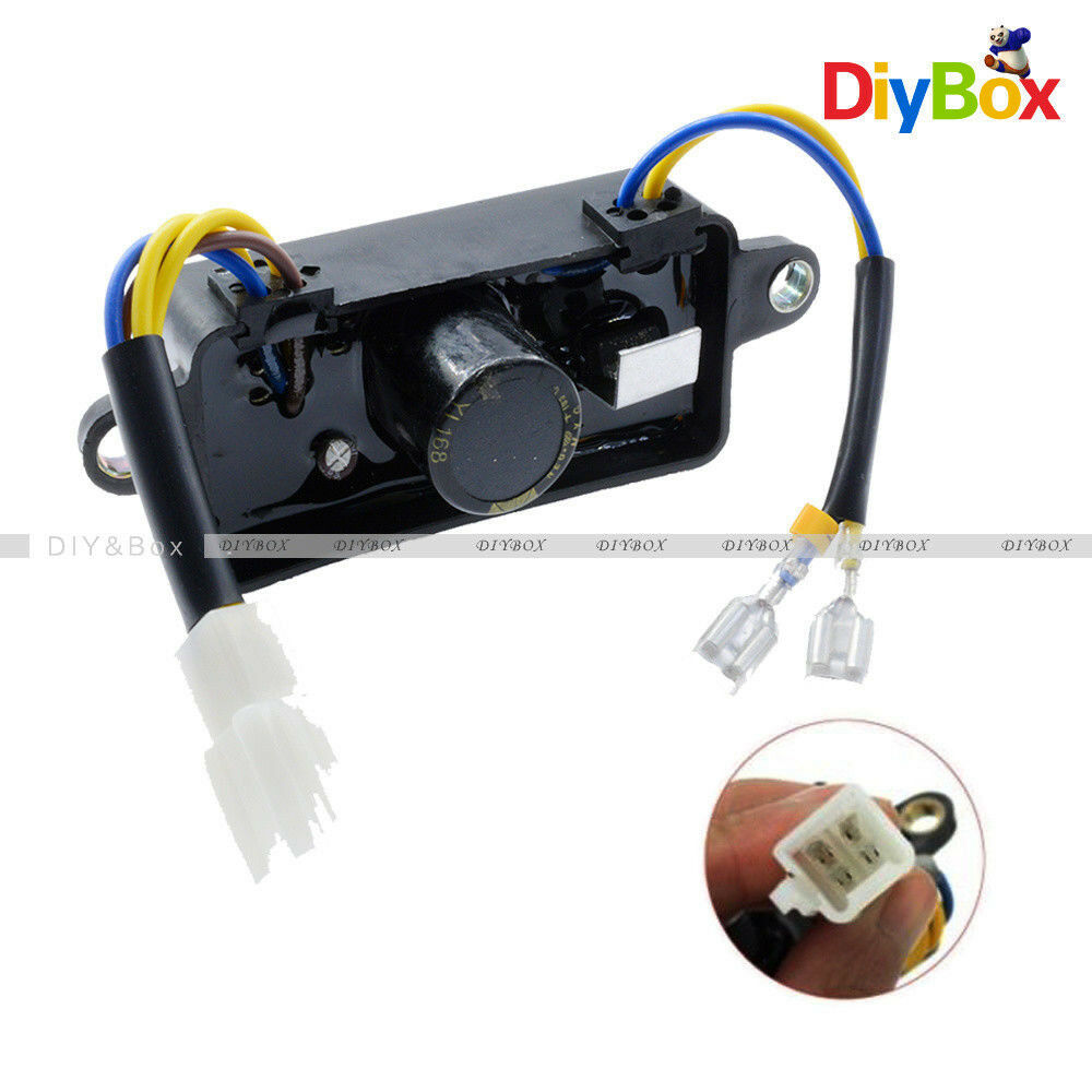 Voltage Regulator Rectifier Chinese Generator Single Phase AVR Fit 2KW - 3KW