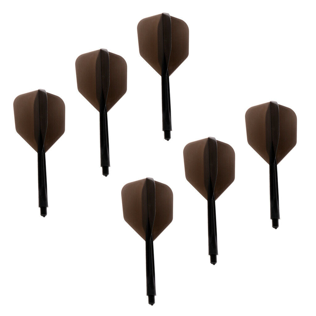 36pcs Durable Dart Shafts with Dart Flights Connection Parts Tools New