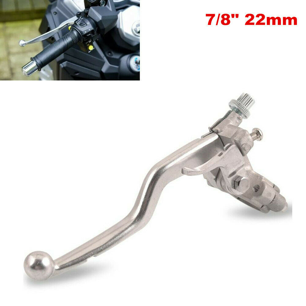 7/8" 22mm Left Brake Clutch Levers for Motorcycle Dirt Pit Bike Aluminum Alloy