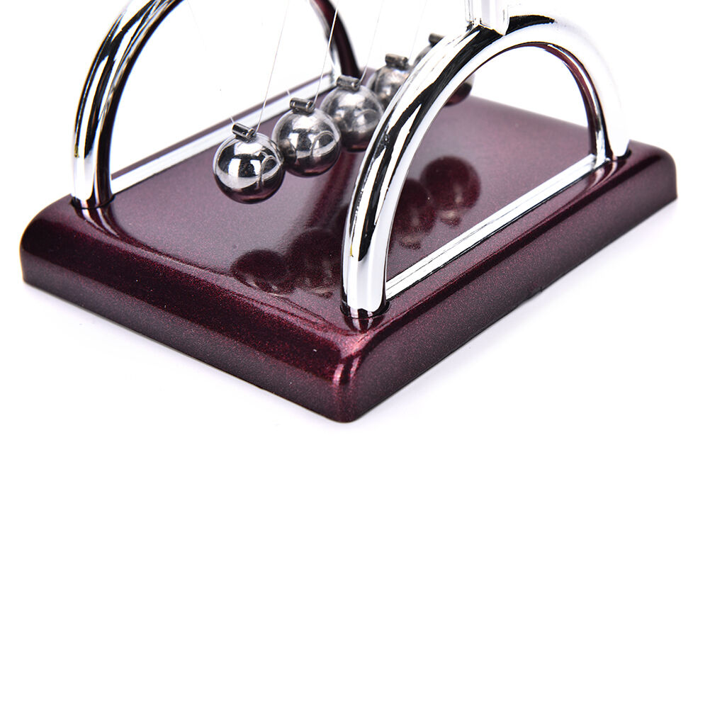 Newton's Cradle Steel Balance Ball Physics Science Pendulum Desk Fun Gift ouJ BU