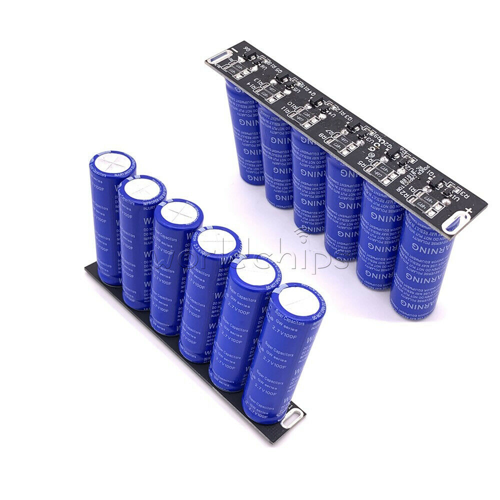 16V-16.6F Farad Capacitor Super Farad Capacitance With Protection Board Set