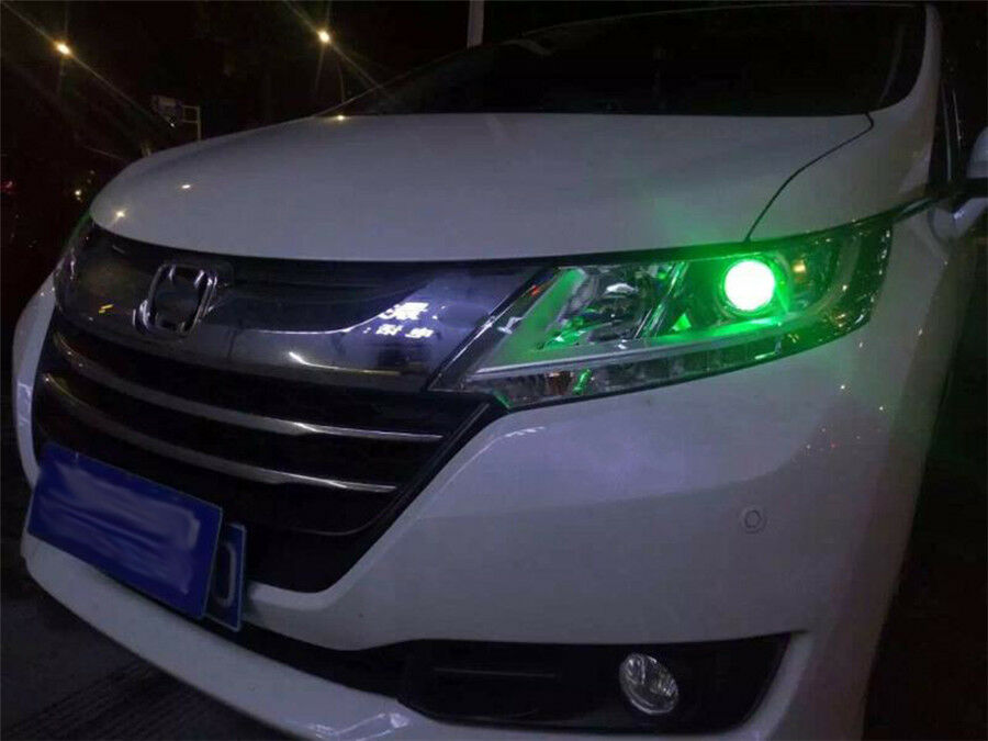 RGB Demon Eye LED Wireless App Control For Car Bike Headlight Projector Retrofit