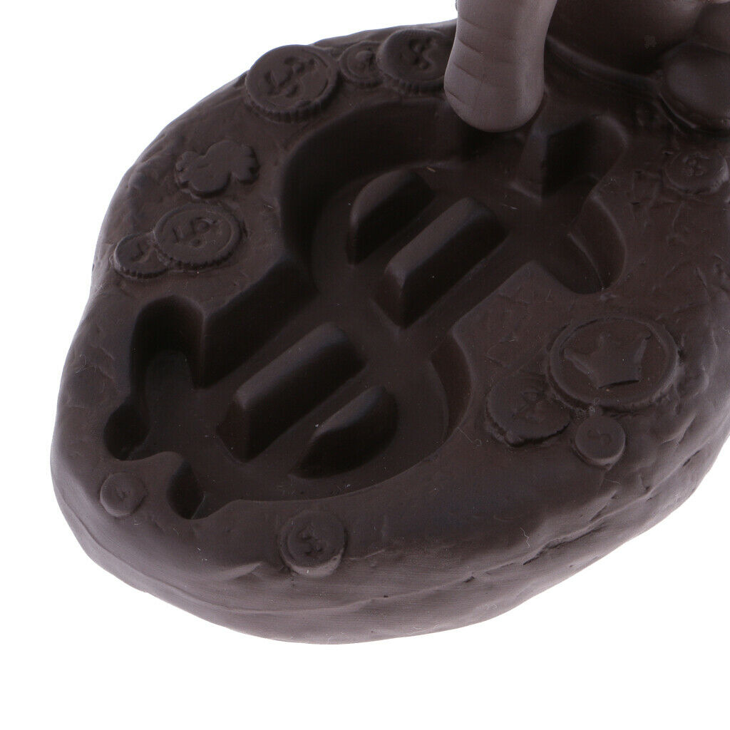 Porcelain Backflow Ceramic Incense Burner Smoke Tower Fragrance Elephant #8