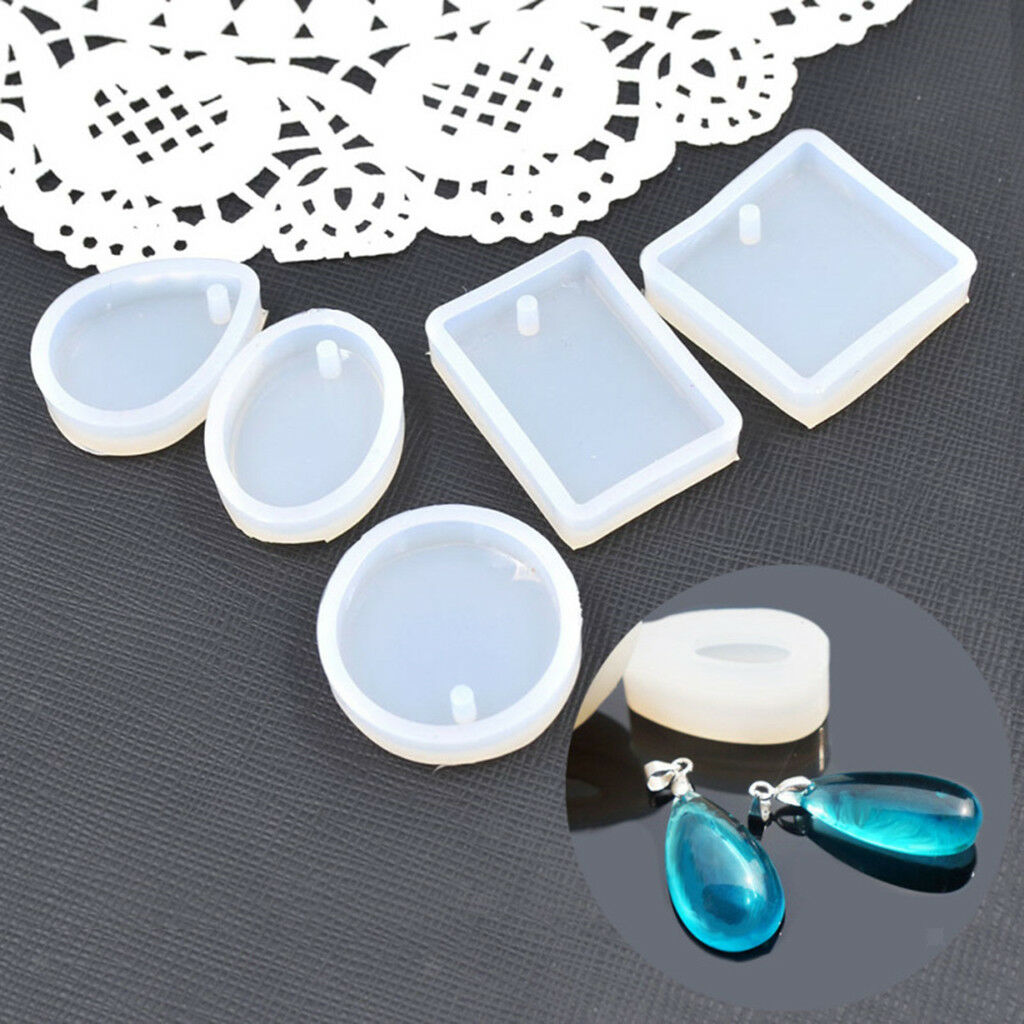 5x Silicone Mold DIY Pendants Beads Jewelry Making DIY Tools Mould