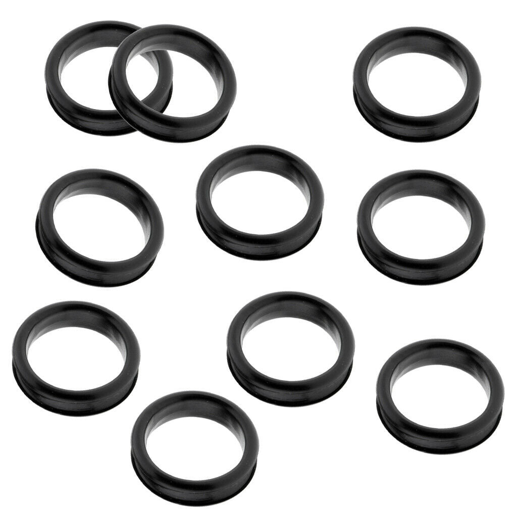 20Pcs Finger Ring Grips Inserts for Barber Hairdressing Shear Scissors