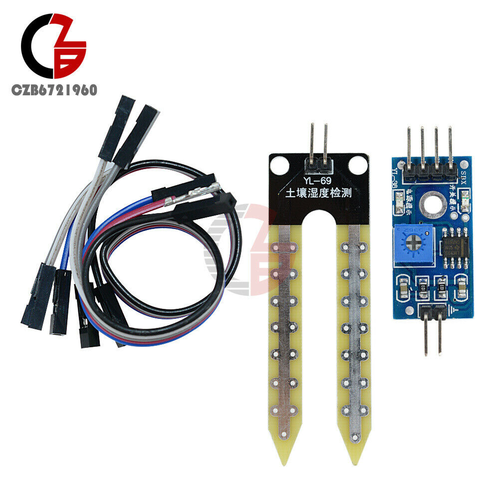 Soil Hygrometer Humidity Detection Soil Moisture Water Sensor Module For Arduino