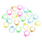 20 Pieces Plastic Finger Ring Kids Children Jewelry Kids Pretend Toys Gift
