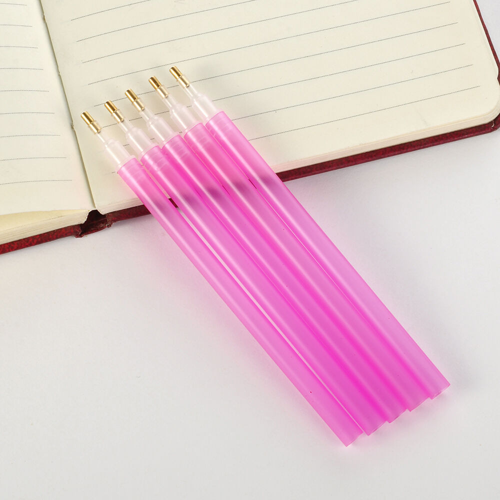 5X Nice Dual-ended Gem Crystal Rhinestones Picker Pencil Nail Art Craft Tool Pen