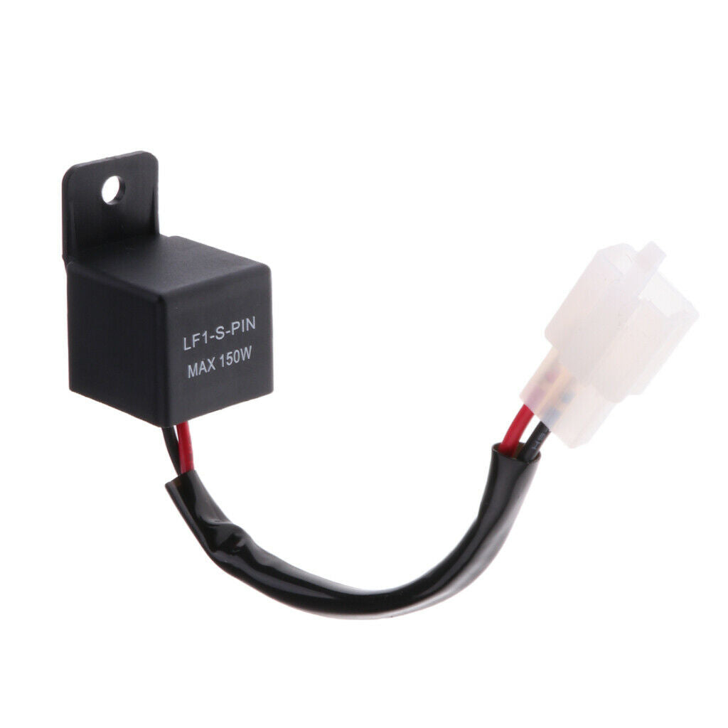 Speed Adjustable LED Flasher Relay Motorcycle Turn Signal Indicator