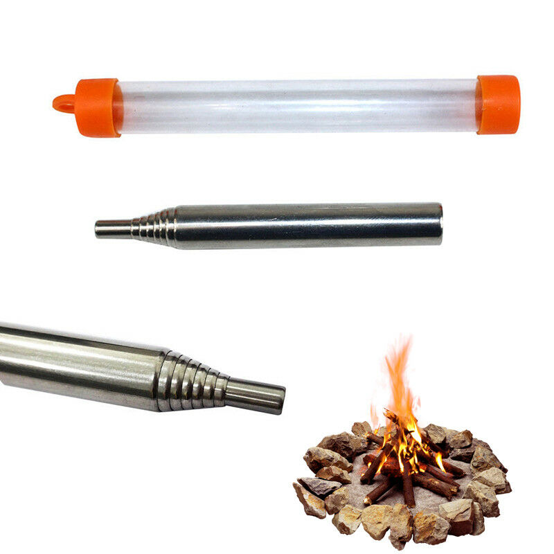 Outdoor Pocket Bellow Collapsible Fire Tool Camping Survival Blow Fire Tube