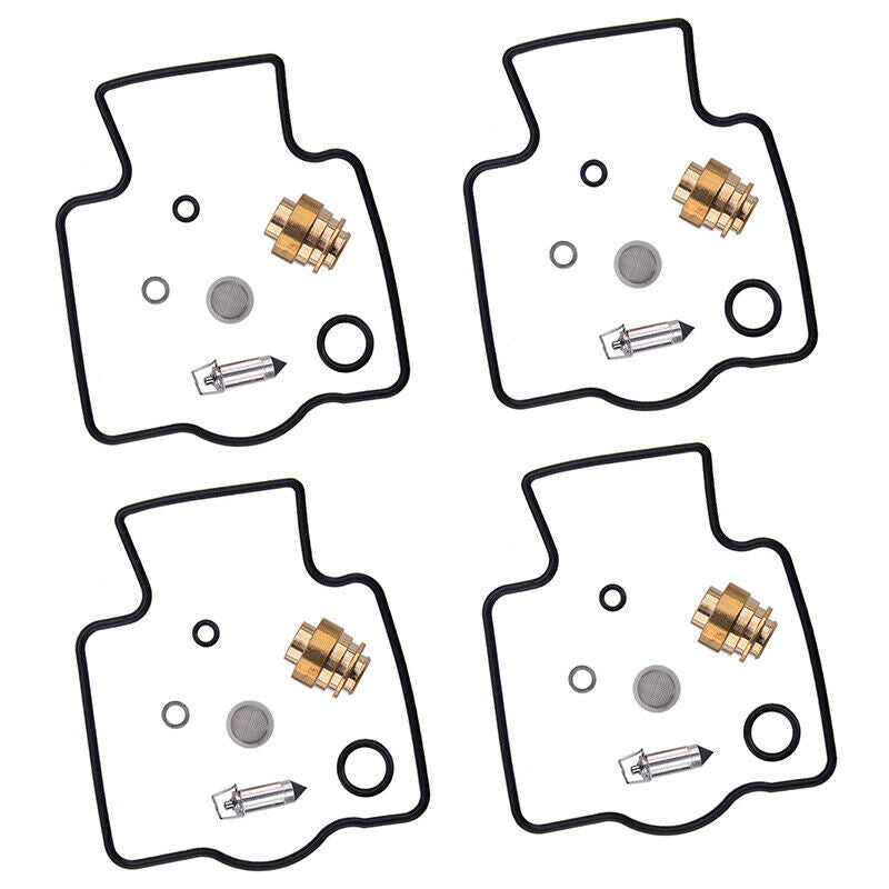 4Set Carburetor Repair Rebuild Kit Fit for Kawasaki ZX400L ZZR600 D E ZX600E