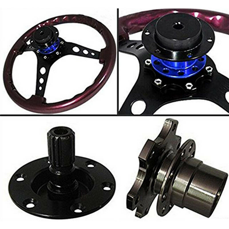 Universal Car Steering Wheel Quick Release HUB Racing Adapter Snap Off Dia 85mm