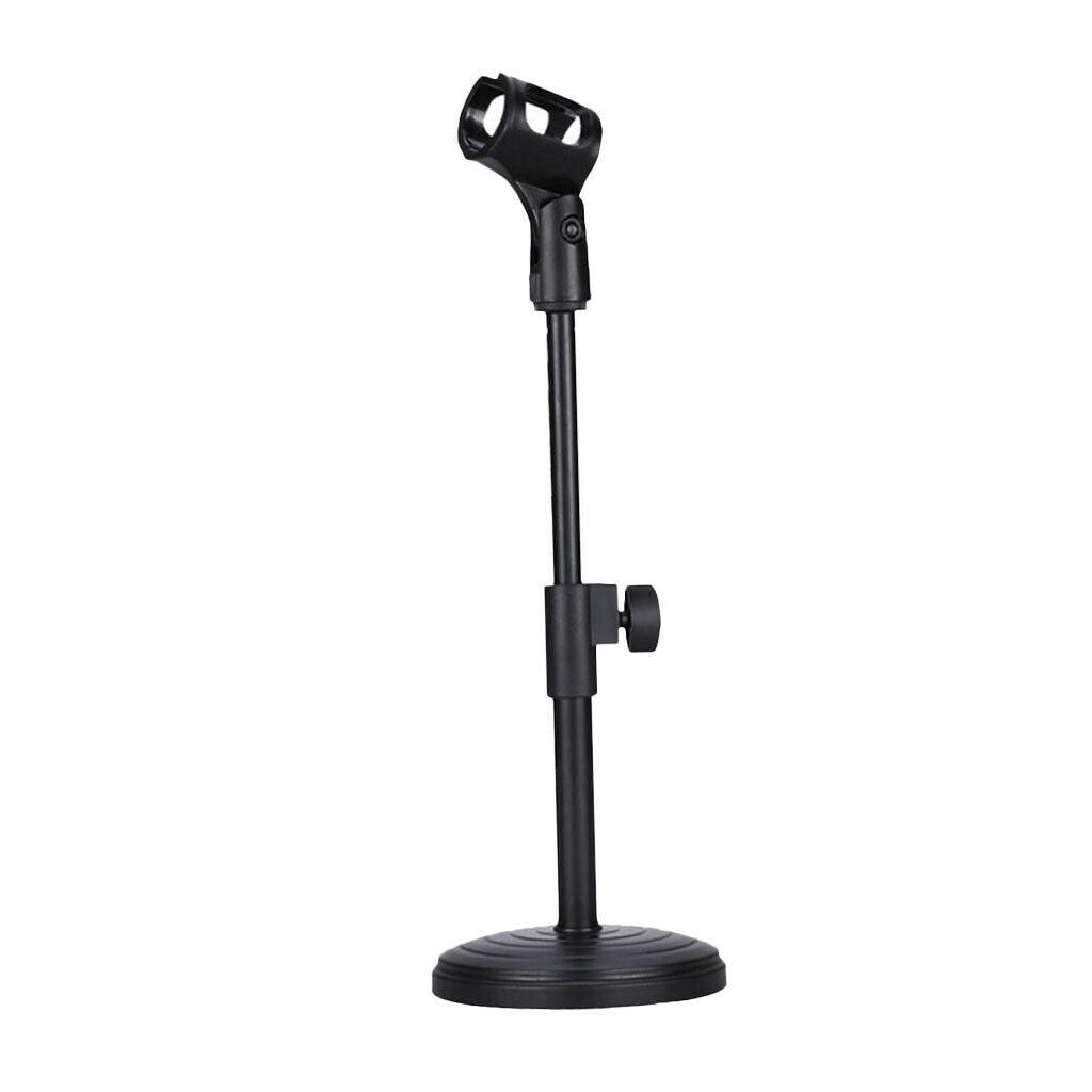 Table Microphone Stand -up Microphone Stand with Adjustable Base