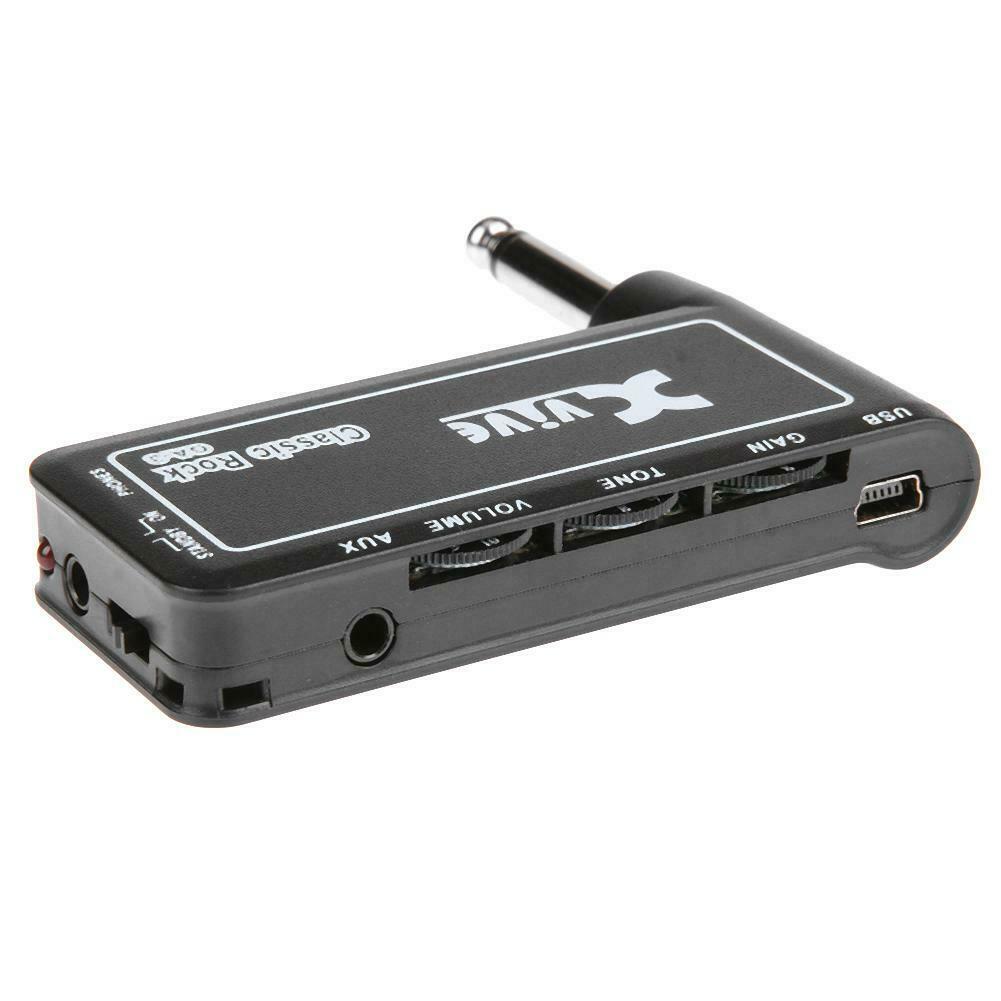 Xvive GA-3 Classic Rock Mini Portable Electric Guitar Plug Headphone Amplifiers