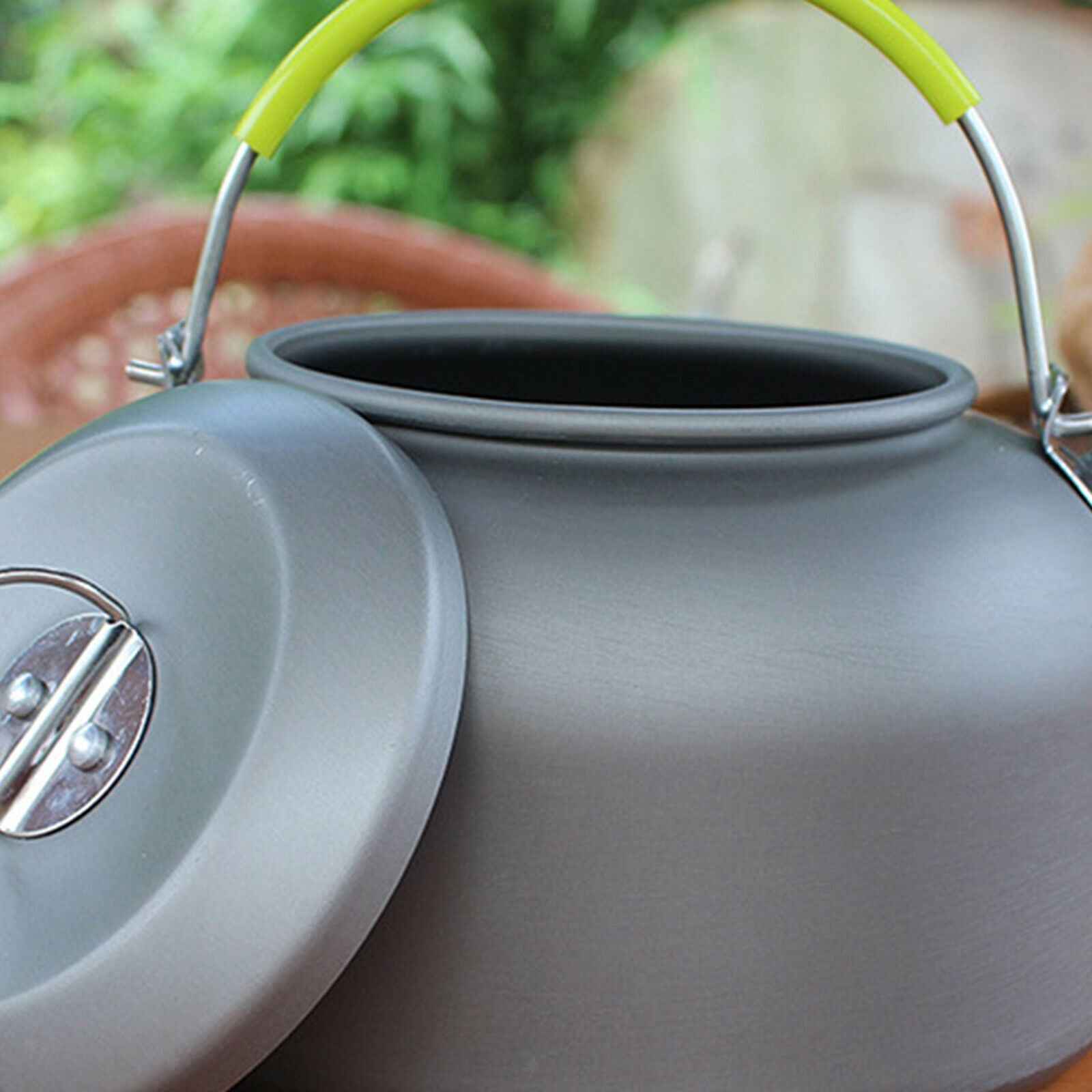 Camp Fire Kettle Aluminum Teapot Camping Hiking Cookware Water Kettles
