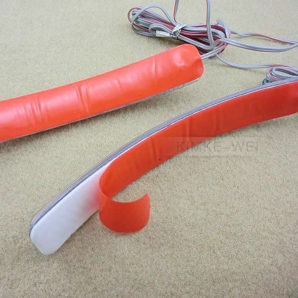 2 x 8 LED Car Turn Signal Indicator Mirror Light Amber