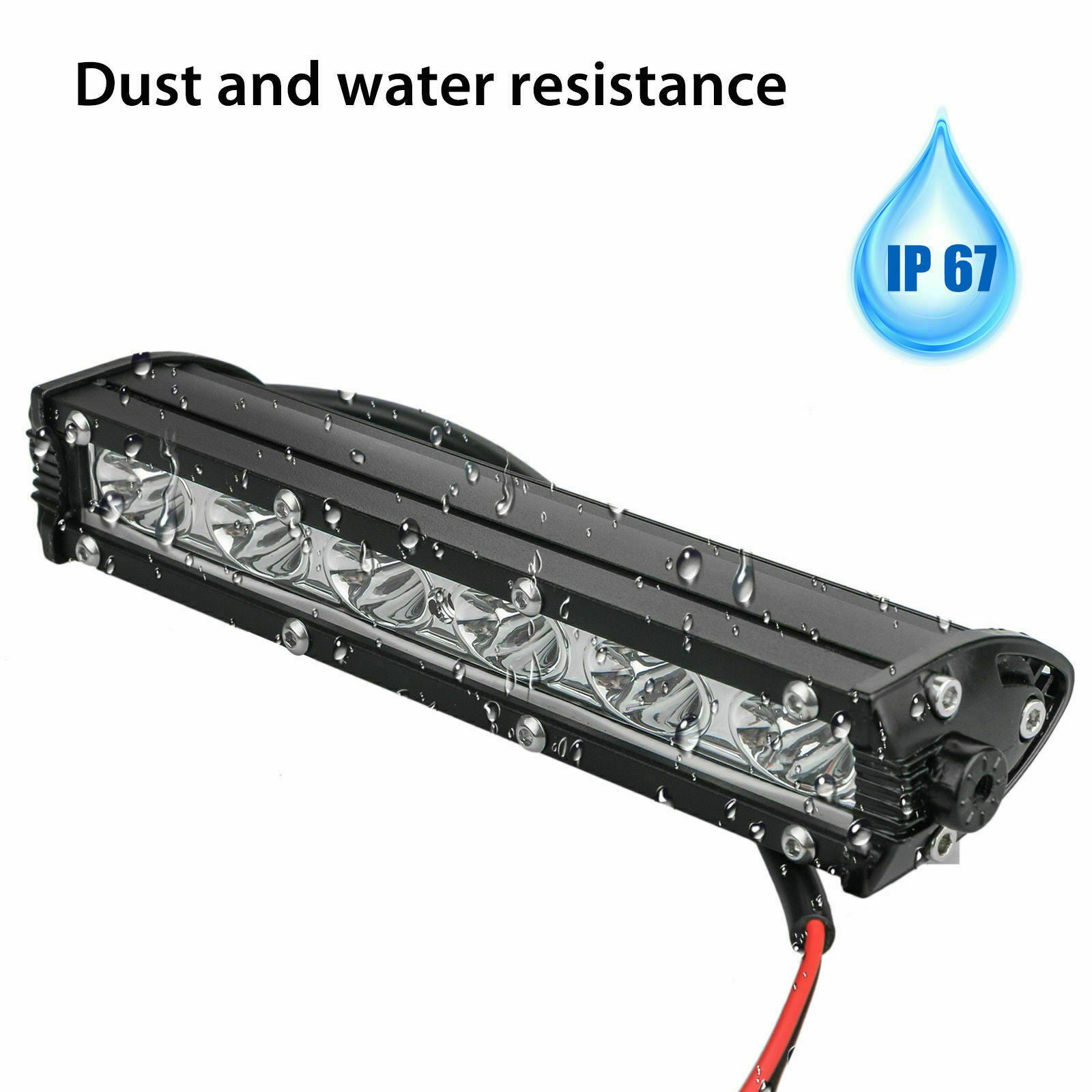 7'' 18W Spot LED Light Work Bar Lamp Driving for Fog Offroad SUV Car Boat Truck