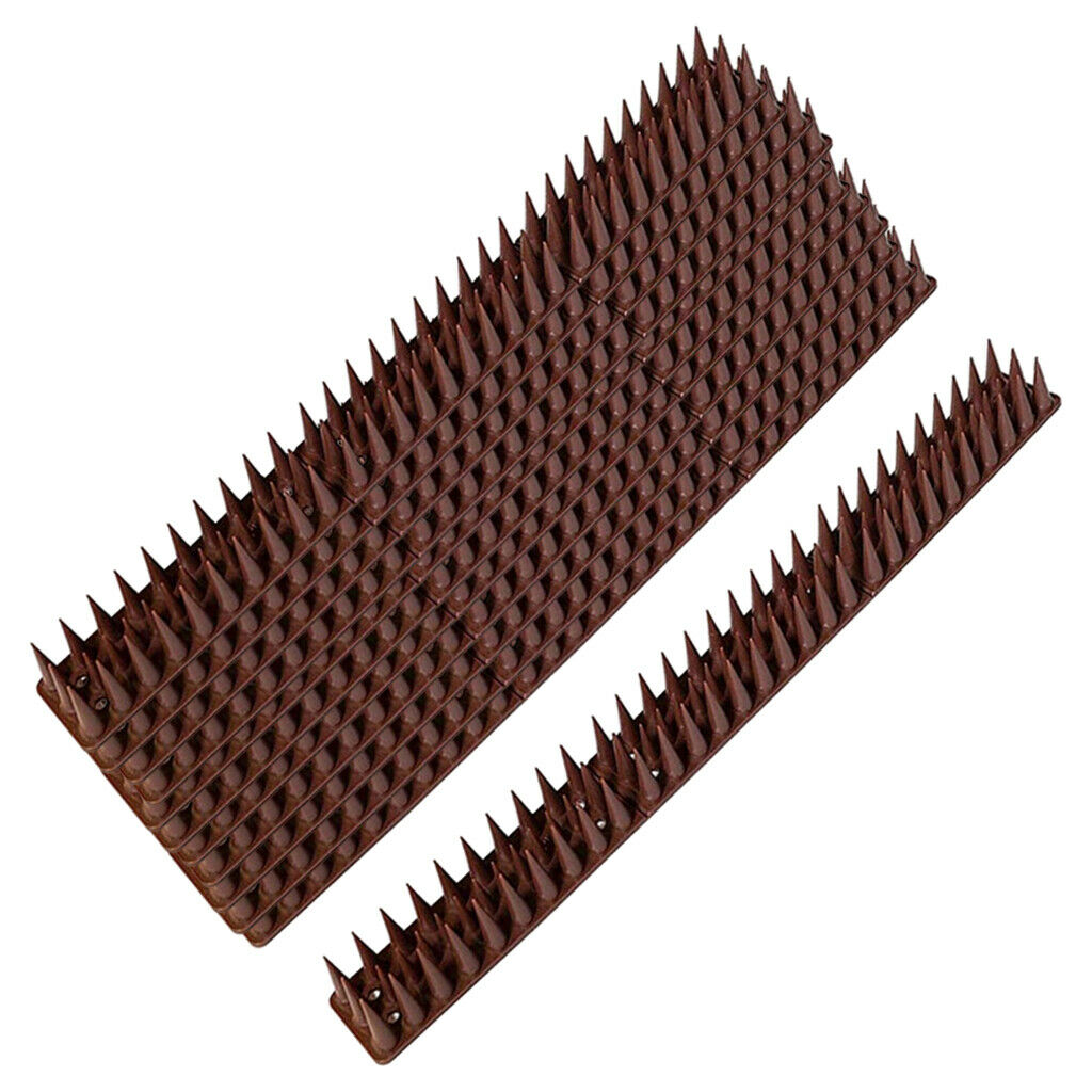 12pcs Plastic  Defender Rodent Cat Animal Repellent Roof Guard