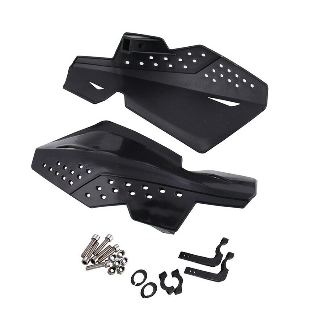 2x Black Motorcycle Hand Guards Protector For 7/8" Handlebar Motorcycle ATV Quad