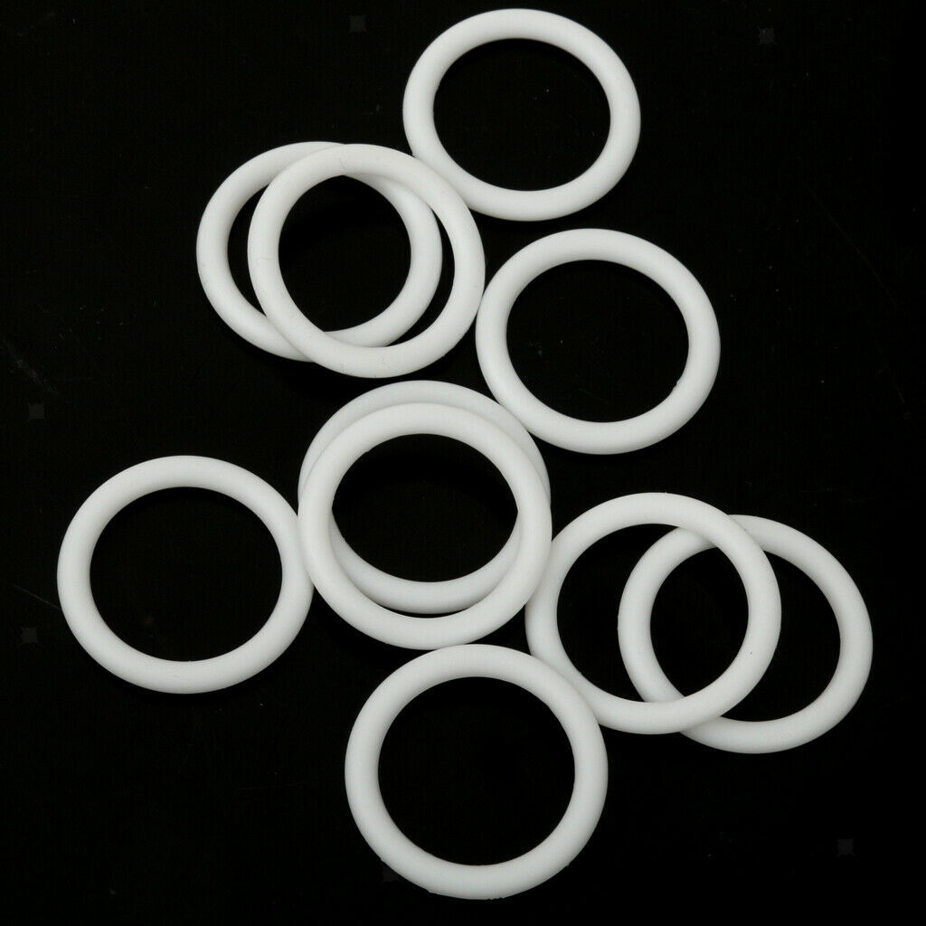 20Pcs Silicone Baby Pacifier Holder Adapter O Ring Dummy Ring