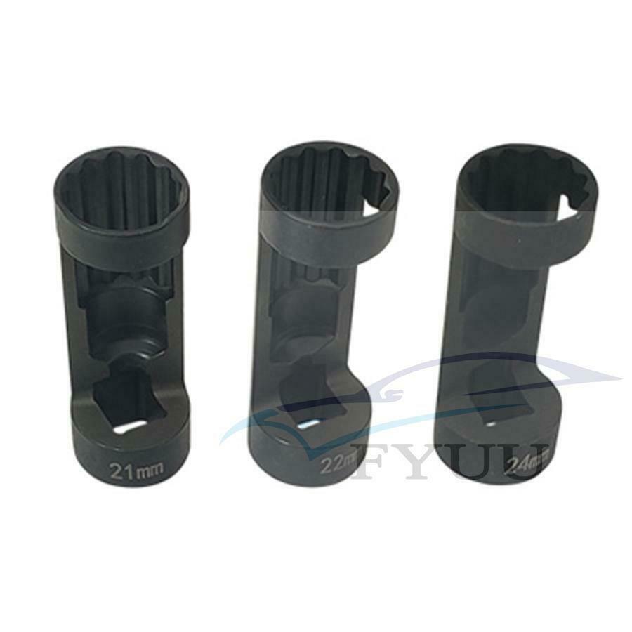 5pcs 12 point sockets 1/2 Drive 18-24MM Nut Socket Set for most of European US