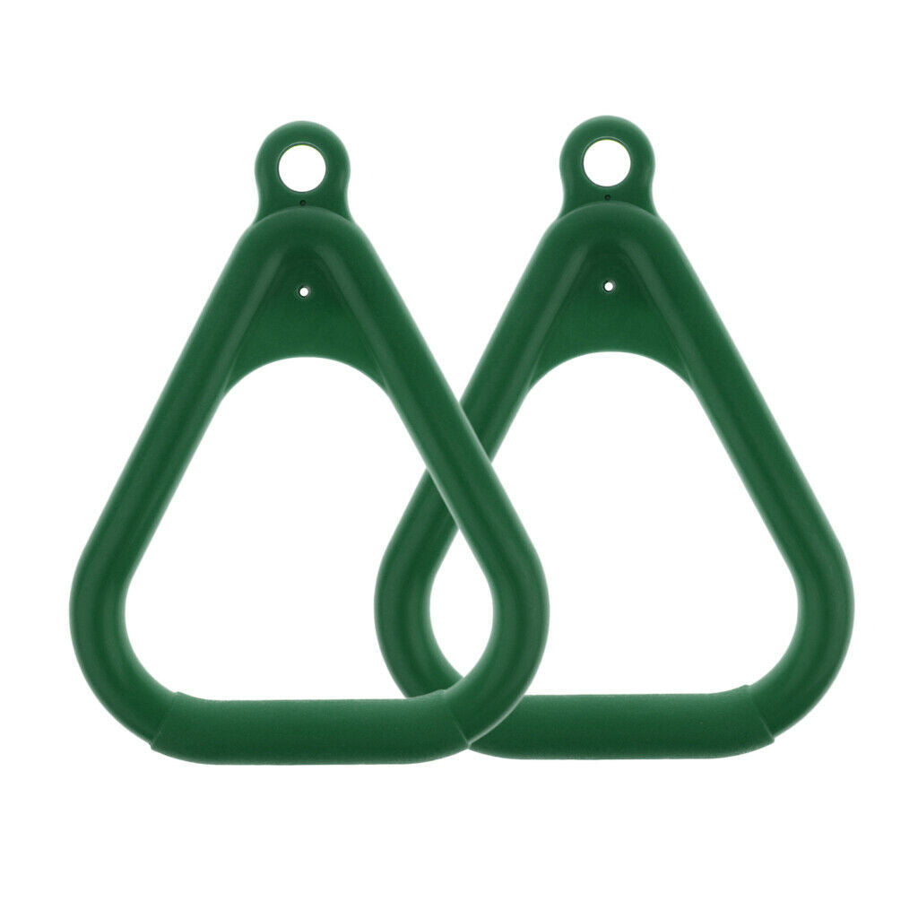 2pcs Hanging Rings Replacement Trapeze Ring for Kids Full Body Strength and
