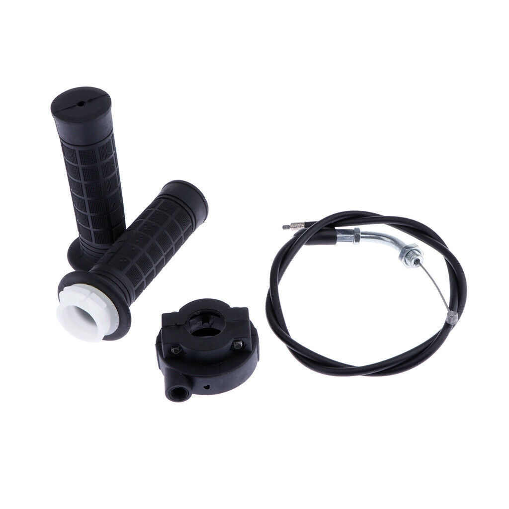 Twist Throttle  Handle Grips And Cable Set 7/8" for 110-125cc ATV