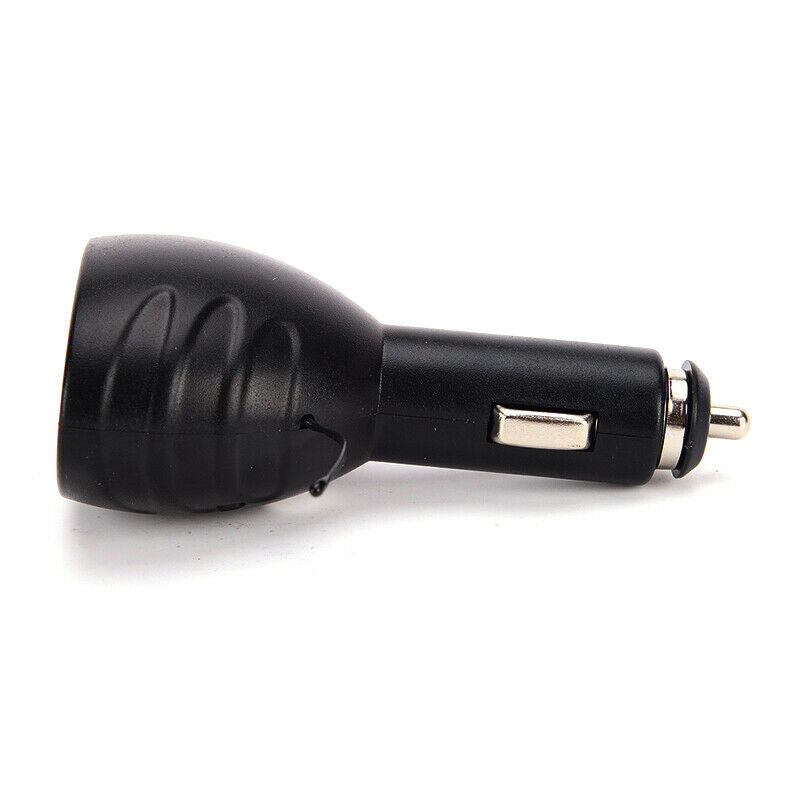 12V/24V 3 in 1 Dual USB Car Phone Charger Adapter LED Display Fast Charging