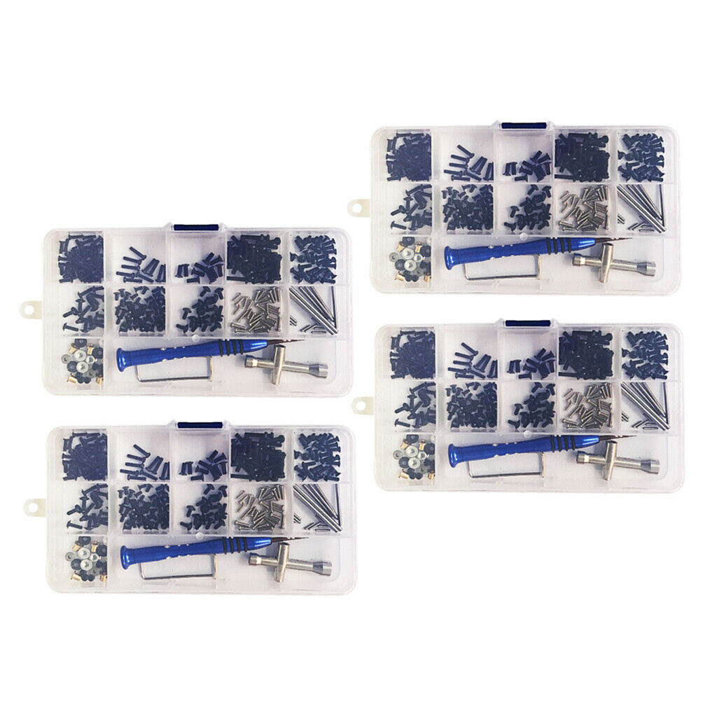 4 Set Screws Bolt Repair Tool Box for Wltoys 1/14 144001 RC Car DIY Accs