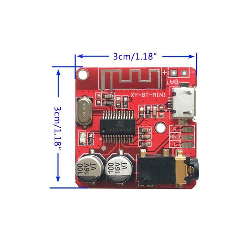 3.7-5V MP3 Bluetooth-compatible Lossless Decoder Board Car Stero Speaker