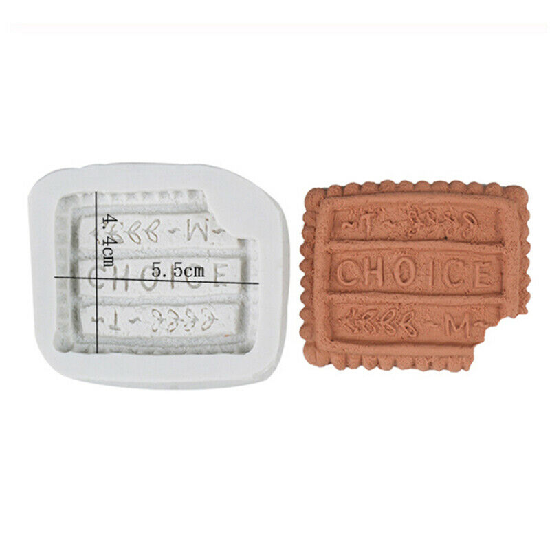 Cookies Chocolate Mould Silicone Mold Fondant Cake Decorating Tool Bakewa.l8