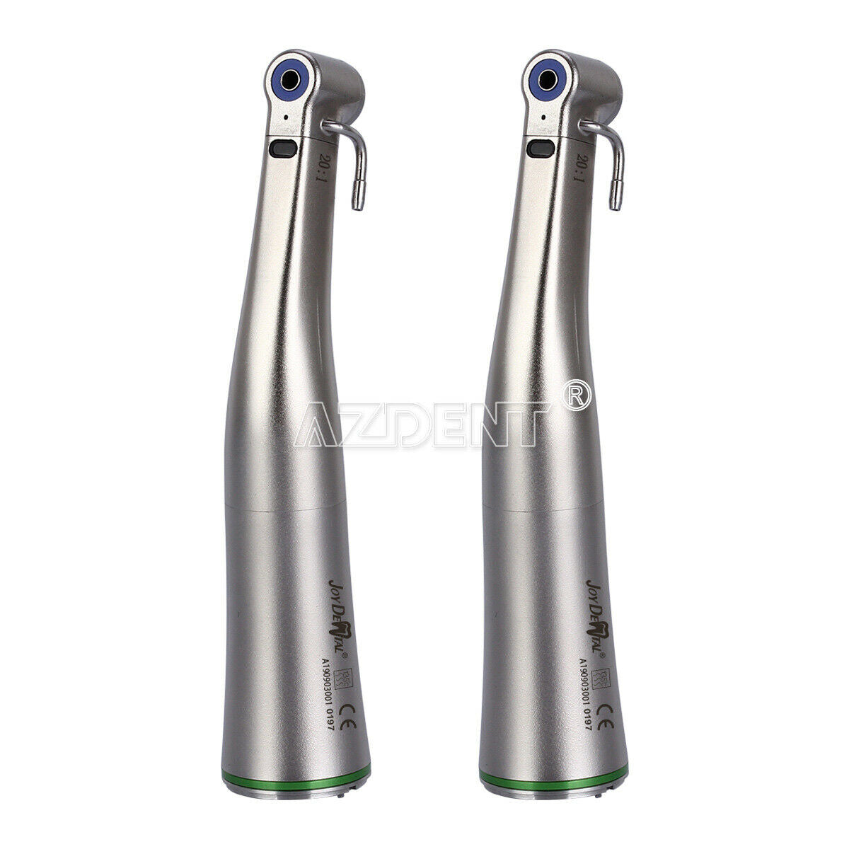 Dental 20:1 LED Fiber Optic Contra Angle Push Button Low Speed Handpiece