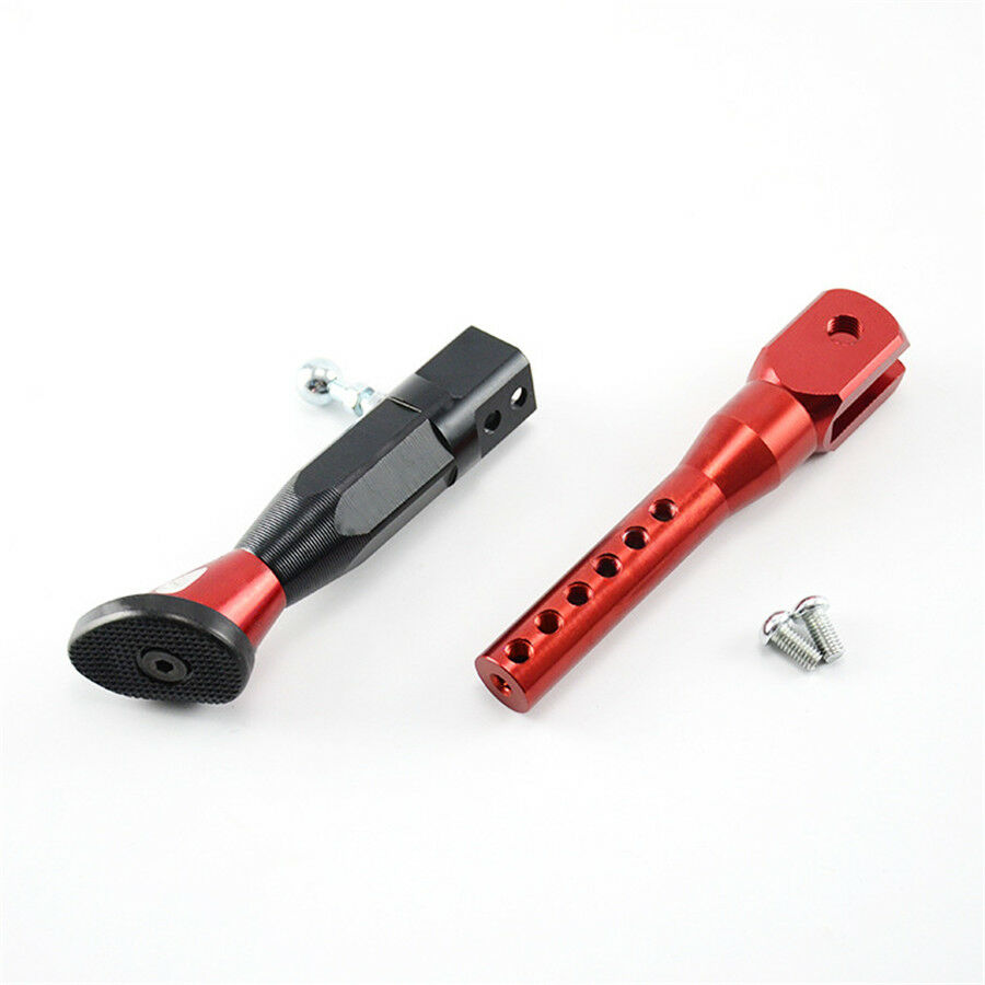 1 Pcs Motorcycle Side Kickstand 21-25CM Height Adjustable CNC Aluminum Alloy