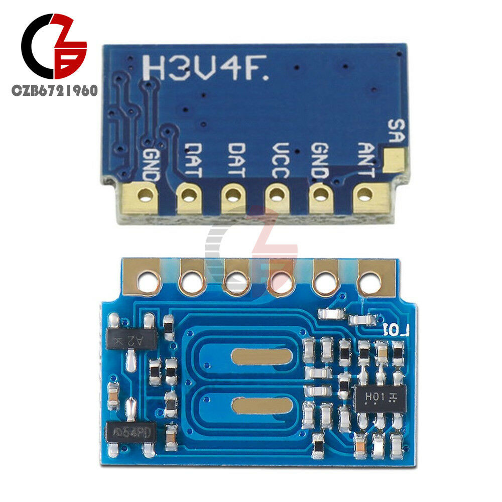2PCS 3V 433Mhz H3V4F Mini Wireless Receiver ASK Remote Transceiver Module