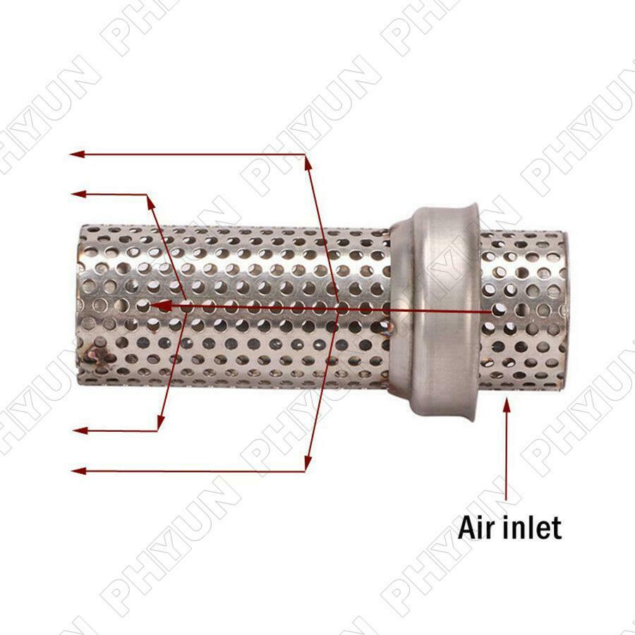 51mm Universal Motorcycle Exhaust Pipe Silencer Removable DB Killer 150mm Length