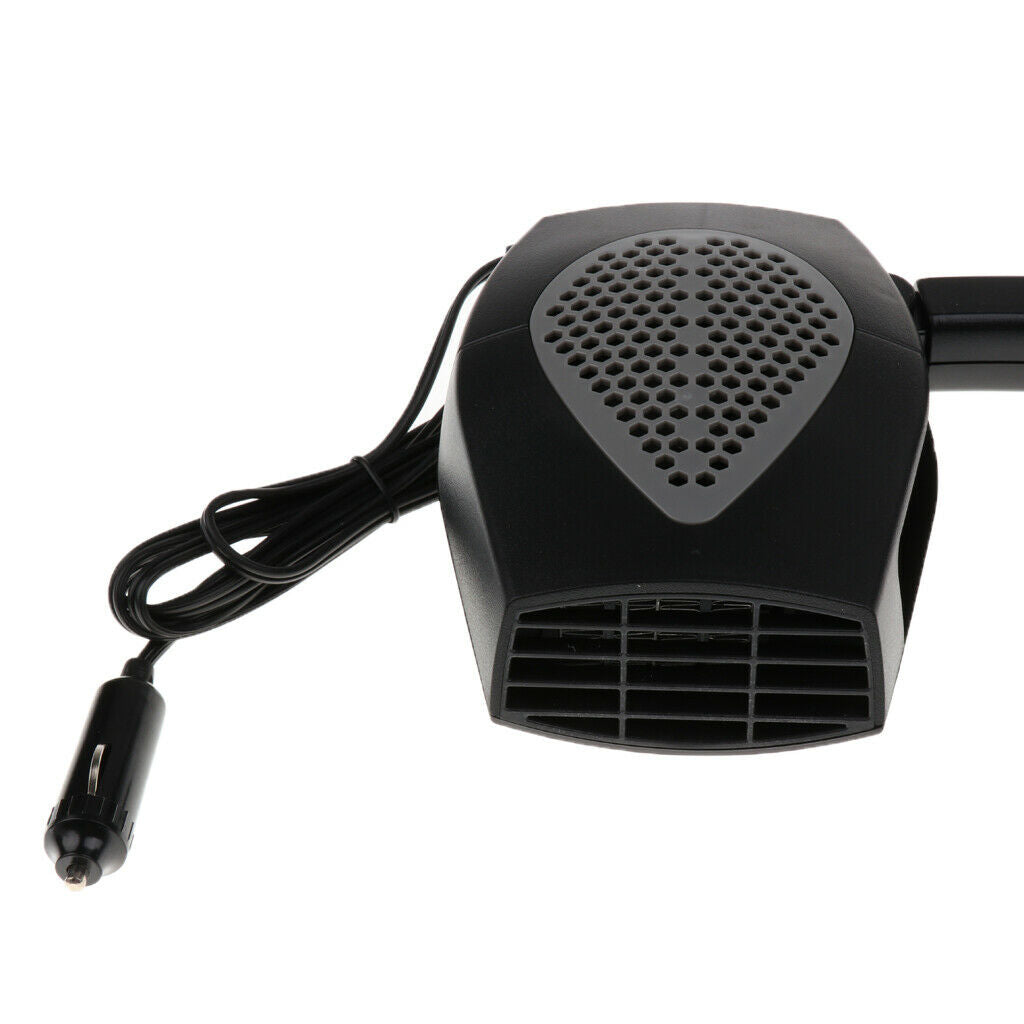 Car (Black) 24V Electric Auto Heater Hot Cool Fan Window Demister Defroster